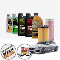 재규어 XF 3.0 가솔린 킥스파오 5w20 5w30 5w40 합성엔진오일 7통+흡기+오일필터 KPT-138 cs33011, 벡스 5W30(직수입롱라이프)(28700)
