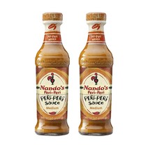 난도스 페리-페리 페리-페리 소스 미디엄 글루텐 프리 베지테리안, 2개, 260g
