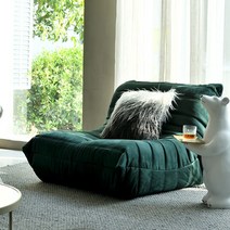 플래지어 빈백 소파 기능성 2인용 디자인 수유 의자 푹신한 구름 거실 원룸 빈티지 모듈, 아이보리