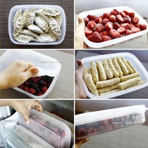원가몰 냉동에 특화된 재질 1.5L 냉동고 전용 저장팩 저장용기 밀폐용기 (냉동실 정리용기), 10개묶음구매 (할인)