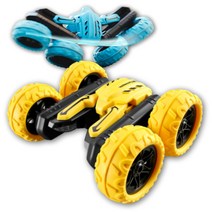 치얼스어스 반짝반짝 음악소리 회전 달리는 변신 덤블링 RC카, 옐로우 RC카