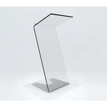 투명아크릴연단 연설테이블 회사 강연대 연설대 발언대 학교 학원 Z형, 투명 단상대