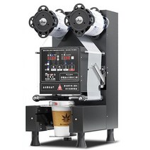 무선 청소기 거치대 스탠드 컵씰링 기계 완전 자동 플라스틱 종이 진공 우유 차 커피 필름 실러 Boba, 02 Black_03 UK_01 220-240V