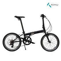 키후 블라스트 미니벨로 자전거 크로몰리 20인치 9단 디스크브레이크, 모노블랙