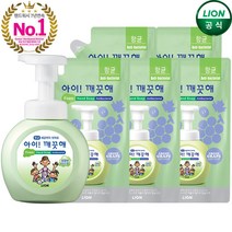 아이깨끗해 핸드워시 청포도 250ml용기x1개+200ml리필x5개, 청포도향/1250ml, 1개