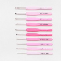 튤립코바늘 에티모 코바늘세트일본 튤립 TER/TEL 크로셰 후크 핑크 수지 핸들 뜨개질 바늘 오리지널 정통, 03 0.6mm