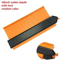 5quot 10쿼트 자동 잠금 복사 게이지 20quot 윤곽 게이지 확대 복사기 타일링 라미네이트 타일 목재 마킹 측정 눈금자 일반 도구, 10inch lock Widen