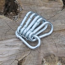 강철비너 고강도 카라비너 캠핑 소자 5cm 6cm 7cm