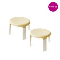 오리벨 [오리벨] 쏘서투테이블 의자(2p)-크림베이지, 단품없음