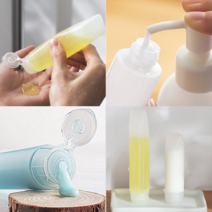 화장품 공병 용기 소분 튜브 핸드 크림 샘플 통 치약 샴푸 로션 작은 미니 X10, 사이즈, 50ml