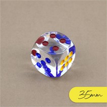 투명주사위 35mm 아크릴 주사위 보드 게임