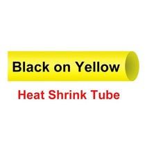 1Pcs 형제 Hse-211 621 631 641 651 241 251 열 수축 튜브 Brother P 터치 프린터, 02 Black on Yellow_01 6mm