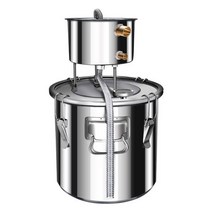 동증류기 증류수 정제수 술 증류수기 알콜 소주증류, 11 리터 발효 증류 통합 기계 304