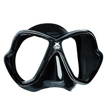 마레스 성인용 뉴 X-비전 스쿠버 마스트, BK
