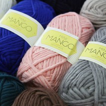 니뜨 미니망고실 뜨개실무료도안증정 니뜨울실굵은실망고실목도리실겨울실소품실뜨개실털실, 16_버블핑크