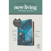 (영문도서) NLT Compact Bible Filament Enabled Edition (Red Letter Leatherlike Teal Palm) Imitation Leather, Tyndale House Publishers, English, 9781496455499