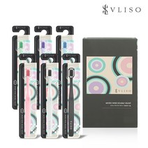 VLISO 브리소 마이크로 와이드 더블벨벳 칫솔, 1세트, 6개입