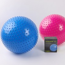 엠디버디 마사지짐볼 55cm 65cm 핑크/블루 돌기 짐볼, 블루