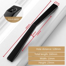 모티스락 티닝도어손잡이 패닉바 컵핸들 독티그리품미국 심플한 문, 16 K735 128mm