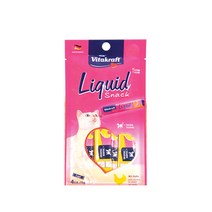 비타크래프트 리퀴드 스낵 15g 4개입 고양이간식, 치킨+타우린