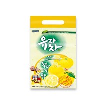 유자차 분말 가루 스틱 유자 건조분 국내산 홈카페 음료 캠핑 여행 사무실, 3봉, 20g X 50개입