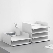 시스맥스 UP시스템트레이 사무용품쇼핑몰 2단_오픈형 A4 서류트레이 서류받침 온라인사무용품, 1개, 1개