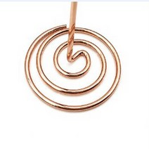 LUCK 금속 쇼클립 로즈골드 네임텍집게팻말 마트가격표꽂이 POP집게