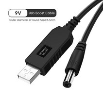 유심라우터 lte라우터 와이파이라우터 Olaf-USB-DC 전원 케이블 범용 USB-DC 잭 충전 코드 플러그 라우터, 01 9V cable
