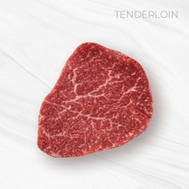 [쉐정] 1++ 미경산 한우 암소 안심, 스테이크용 200g