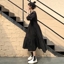 대박난박양 7부소매 캉캉 원피스