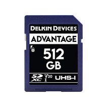 델킨 디바이스 512GB 어드밴티지 SDXC UHS-I(V30) 메모리 카드(DDSDW633512G)