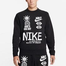 나이키 국내매장판 정품 캠핑 여행 운동복 맨투맨 팀복 커플티 DQ4170-010