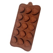 실리콘몰드-입체하트15구, 1개