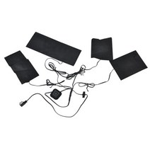 온열매트 USB 발열패드 usb 따뜻한 붙여 넣기 패드 빠른 가열 탄소 섬유 가열 패드 겨울 야외 난방 따뜻한 패드 천 조끼 자켓, 1-4개
