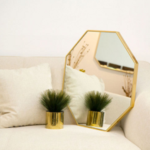 아트유 에타홈 아트유 (에타홈) 마벨 정팔각 욕실 인테리어 벽거울 사이즈2종(착불), 로즈골드 600x600