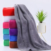 빠른건조 먼지없는 미용실 수건 극세사타올 극세사수건, 브라운(갈색), 50장