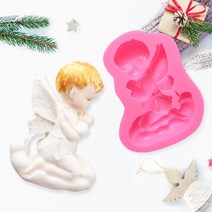 실리콘 몰드 기도하는 아기천사 1구 / 석고방향제