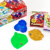 포켓몬스터 2023년 최강캡틴 대왕딱지 1박스 12개 딱지 고무딱지 왕딱지