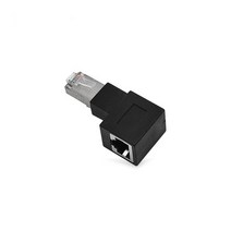 1Gbps RJ45 랜 연장 좌향 꺾임 젠더, 20개