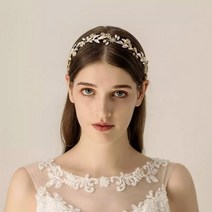 포르테 헤어밴드 머리띠 셀프웨딩 한복 파티 대회 돌잔치 스냅촬영 할로윈 신부 화동 헤어악세사리