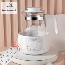 바란분유포트 온도조절 전기포트 티포트 분유포트기 유아용 온도 조절 우유 조절기 1.2L 220V 아기 주전, 02 A remote control_03 AU