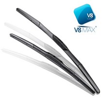 V8MAX 현대 자동차 엑센트 와이퍼 전면세트 2616 하이브리드 후면 후방 리어, 엑센트 (4세대)（RB：10년~19년）전면 1세트