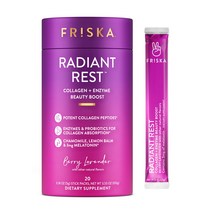 미국 직배송 FRISKA Radiant Rest Collagen Peptides Melatonin Probiotics and B095KXLRT5, 1개