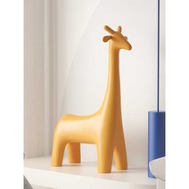 기린의자 카페 기린 동물 모형, 브라운