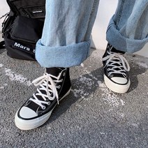 대학생새학기코디 여성용캐주얼신발 방한용캔버스화 여자신발발목운동화 여성용 기모 하이탑 캔버스 간절기 패션 운동화 (제스트)_973EA