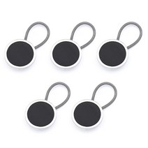 5Pcs 탄성 칼라 익스텐더 보이지 않는 목 익스텐더 스트레치 원더 버튼 익스텐더 남성 여성 드레스 셔츠 길이 확장, 엘