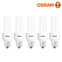 오스람 삼파장 EL 전구 20W 5p, 전구색, 5개