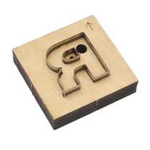 목형 가죽재단 DIY 패턴 커터 프레스 절곡 철판 가죽공예 도구성격 수제 26 글자 가죽 공예 펀칭 diy 나무 절단 금형, 18