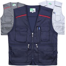 노블진 남성 작업복조끼 주머니많은조끼 작업조끼