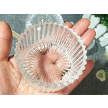 커버가 있는 유리 캔들 홀더 투명 DIY 수제 컵 스탠드 필링 왁스 웨딩, [01] Small